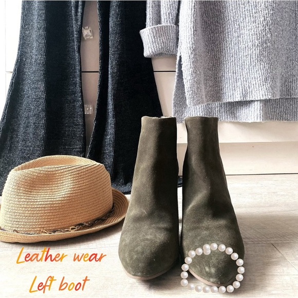 Seychelles leather zipper back ankle booties - Picture 3 of 15